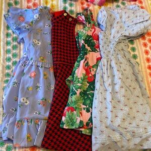 Huge Janie and Jack clothing lot 4 dresses  5-7 sizing